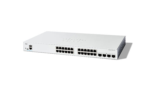 Cisco Catalyst 1300 C1300-24T-4X 24-Port Gigabit Managed Switch, 4x 10G SFP+