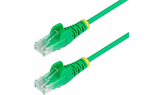 StarTech.com N6PAT1GNS Cat6 Slim Snagless UTP Ethernet Patch Cable 1 ft Green