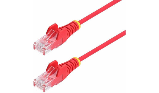 StarTech.com N6PAT1RDS Cat6 Slim Snagless UTP Ethernet Patch Cable 1 ft Red