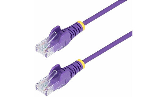 StarTech.com N6PAT10PLS Cat6 Slim Snagless UTP Ethernet Patch Cable 10 ft Purple