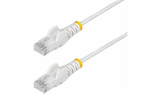 StarTech.com N6PAT5WHS Cat6 Slim Snagless UTP Ethernet Patch Cable 5 ft White