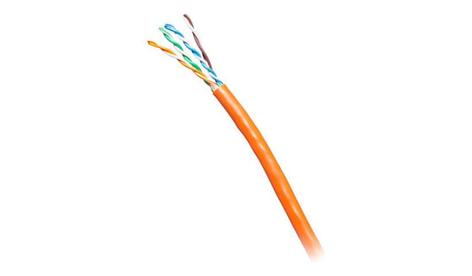 C2G C2G56038 Cat6 Riser Bulk Cable 1000 ft Solid UTP Orange TAA