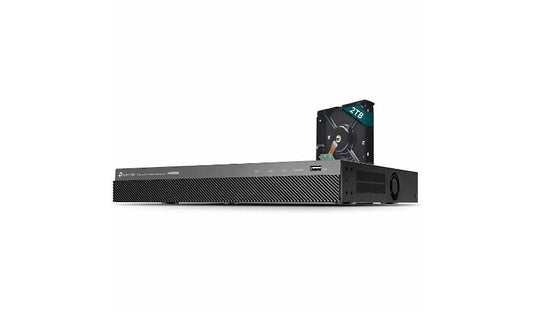 VIGI NVR2008H-8MP-2TB 8 Channel PoE+ NVR 2TB HDD 4K HDMI H.265+