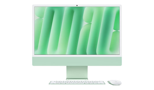 Apple iMac 24" 4.5K Retina, M4 10C CPU/10C GPU, 16GB, 256GB SSD, Green