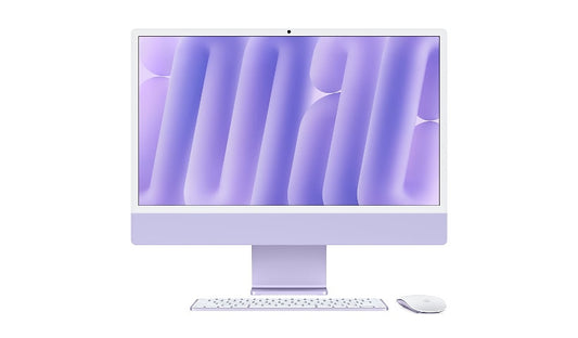 Apple iMac 24" 4.5K Retina, M4 10C CPU/10C GPU, 16GB, 256GB SSD, Purple