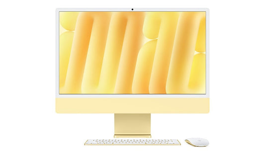 Apple iMac 24" 4.5K Retina, M4 10C CPU/10C GPU, 16GB, 256GB SSD, Yellow