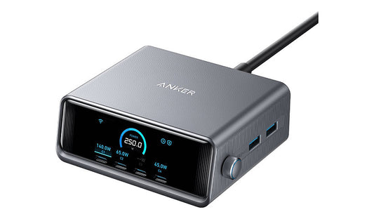 Anker Prime 250W 6 Port GaNPrime Desktop Charger A2345141 2 Year