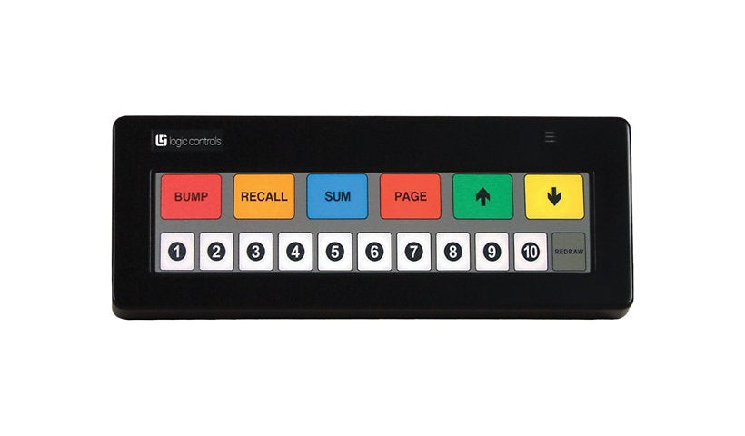 Logic Controls KB1700-B Kitchen Display Bump Bar 17 Programmable Keys