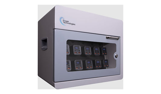 Anywhere Cart PowerVault 10-Bay Battery Charging Cabinet, 20000mAh Packs