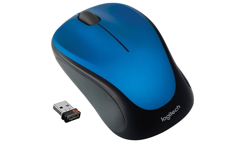 Logitech M317 Wireless Mouse Nano Receiver Blue 910-002901 3 Year
