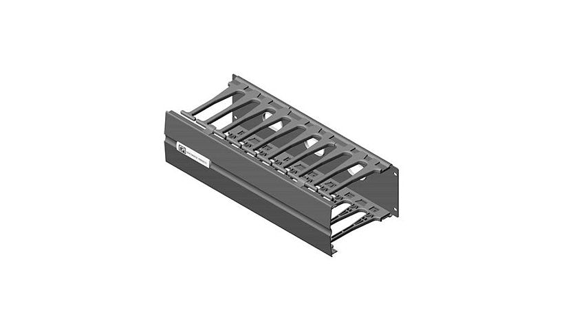 CPI 35431-703 Motive Horizontal Cable Manager 19 in 3U T-Shaped Guides 3 Year