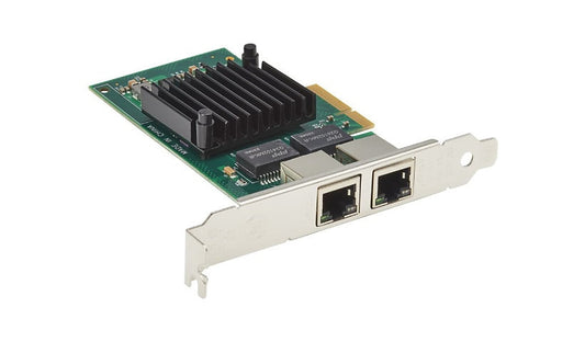 Eaton Tripp Lite 2-Port Gigabit Ethernet PCIe x4 Network Interface Card, Intel I350-T2, Green, PCE-1G-02-NIC