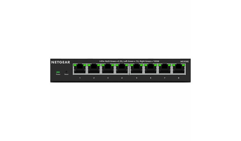 Netgear MS308E 8-Port 2.5G Multi-Gigabit Plus Switch, Fanless