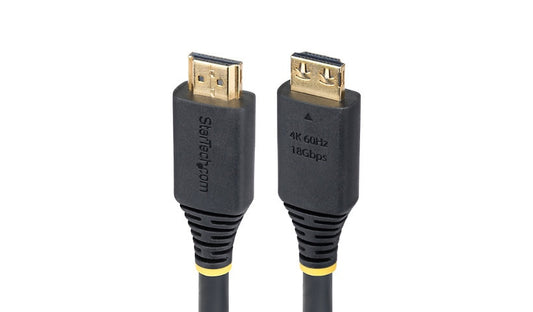 StarTech.com HDMI2-CABLE-GRIP-15F High Speed HDMI 2.0 Cable 15 ft 4K 60Hz 18Gbps