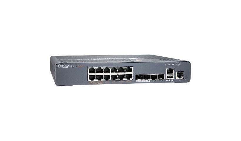 Juniper EX4000-12MP 12-Port Multigig PoE++ Switch, 4x 10G SFP+, Fanless