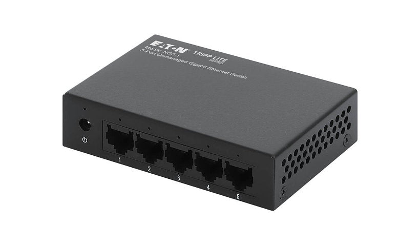 Eaton Tripp Lite NG5-1 5-Port Gigabit Unmanaged Switch, Metal, Desktop