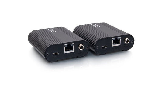 C2G Superbooster USB 3.2 Gen 1 over Cat6a Extender Kit, Box to Box, 328 ft