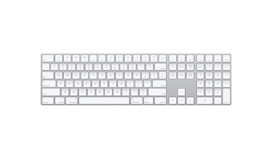 Apple Magic Keyboard with Numeric Keypad Bluetooth US English MXCJ3LL/A 1 Year