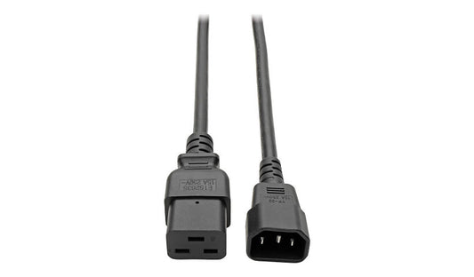 Tripp Lite P037-002 C14 to C21 Heavy-Duty Power Cord 2 ft 15A Lifetime Warranty
