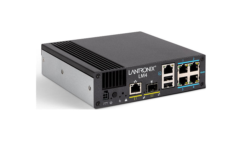 Lantronix LM4 LM4-4S-NA 4 Port Console Manager, GbE and SFP, TAA