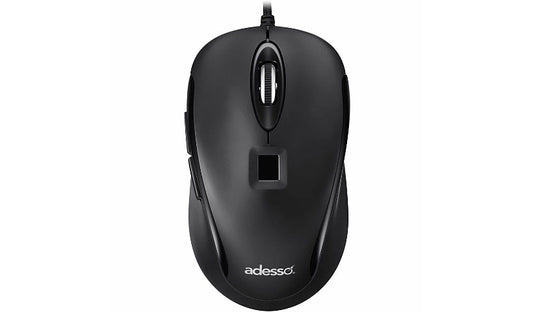 Adesso iMouse F1 Wired Fingerprint Reader Mouse Windows Hello TAA