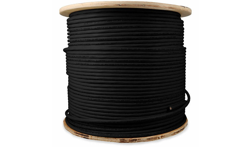 Proline PRO-CAT6A1KFO-BK Cat6A Shielded Outdoor Bulk Cable 1000 ft PVC