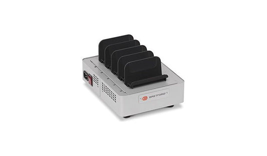 Bretford PureCharge Pro Tray, 5-Port USB-C PD Charging Station, PCPDT5-PM