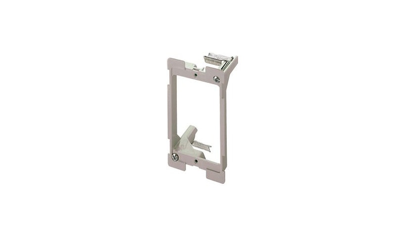 Legrand PLV1W On-Q Low Voltage Old Work Mounting Bracket 1-Gang Gray