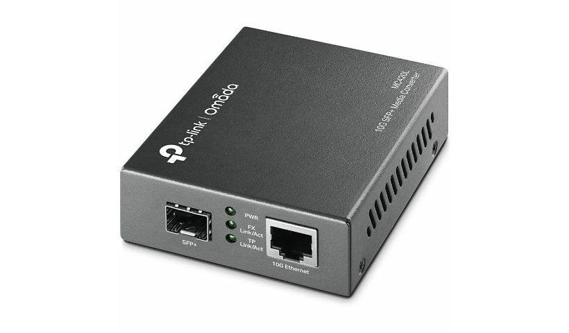 Omada MC420L 10G Multi-Gigabit SFP+ Media Converter, RJ45 to SFP+ Slot