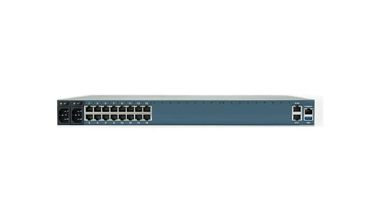 ZPE Nodegrid NSC-T16S-STND-DAC-B 16 Port Serial Console, Dual PSU, Back to Front