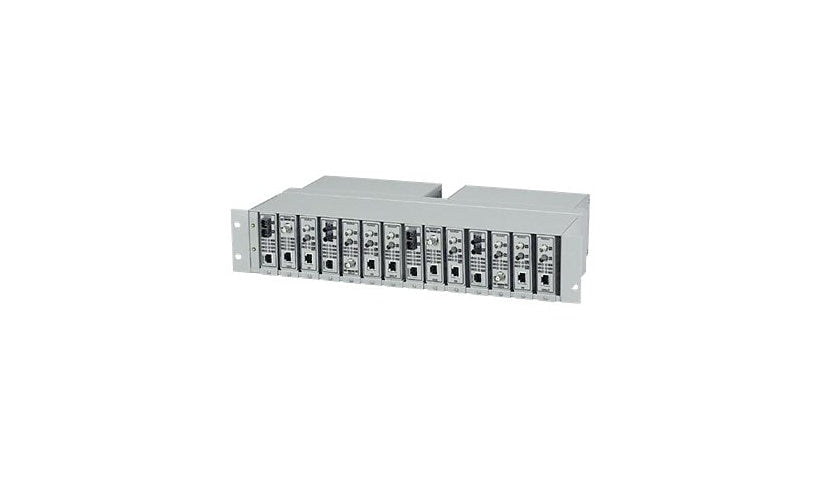 Black Box FlexPoint Power Chassis LMC200, 14 Slot Rackmount, 1 PSU
