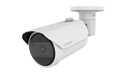 Hanwha Vision WiseNet Q QNO-C8013R 5MP Outdoor Bullet Camera 3mm IR PoE