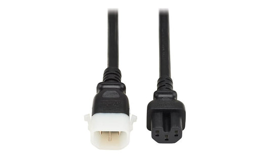 Tripp Lite P018-E06 C15 to P-Lock C14 PDU Power Cord 6 ft 15A Lifetime Warranty