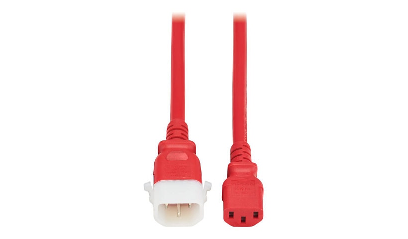 Tripp Lite P005-E02-ARD-6 C13 to P-Lock C14 PDU Power Cord 6-Pack 2 ft 15A 250V