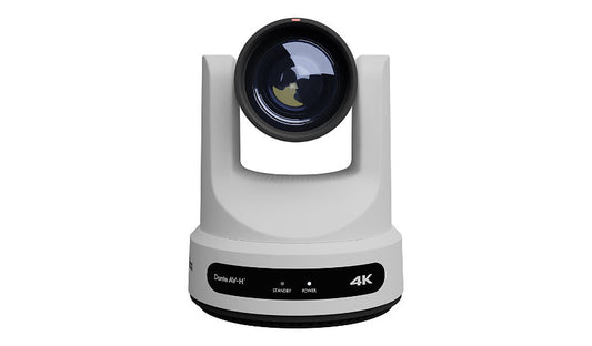 PTZOptics Link 4K PTZ Camera 30x Zoom Dante AV-H Auto Tracking White