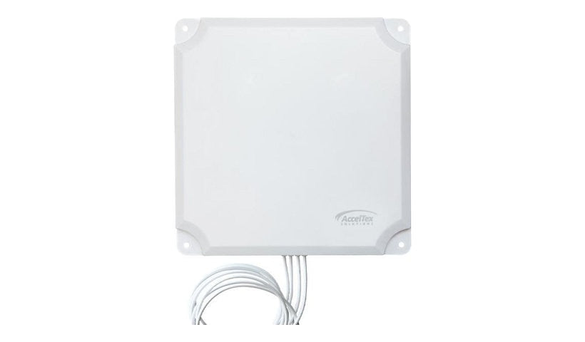 AccelTex ATS-01087 4 Element 13 dBi Patch Antenna, RP-SMA, IP66