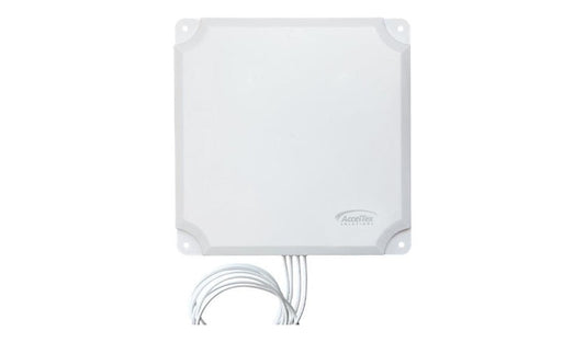 AccelTex ATS-01087 4 Element 13 dBi Patch Antenna, RP-SMA, IP66