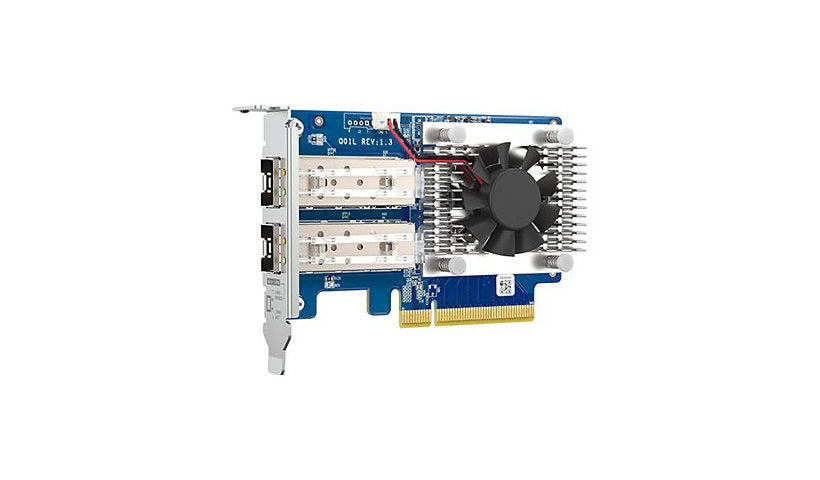 QNAP QXG-10G2SF-NXE Dual Port 10GbE SFP+ PCIe 3.0 x8 Card, Broadcom