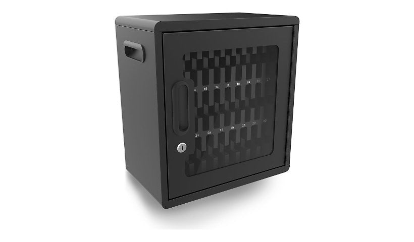 Luxor CellGuard Wall-Mount Phone Storage Cabinet, 32 Phones, CHZZ002