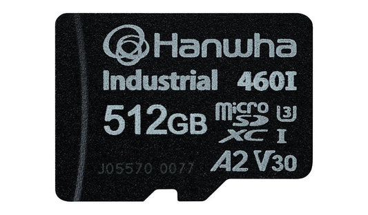 Hanwha Vision SPP-E512G 512GB microSDXC UHS-I U3 V30 A2 Memory Card