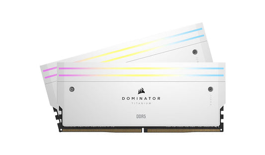 Corsair Dominator Titanium RGB 64GB (2x32GB) DDR5-6000 CL30 Kit, White