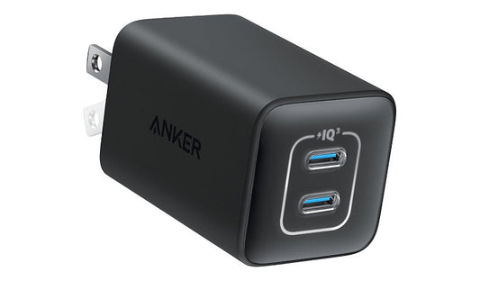 Anker Nano 3 47W Dual USB-C GaN Charger Stone Black A2039112 18 Month