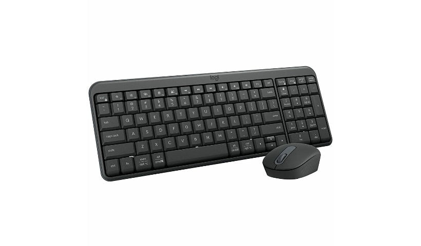 Logitech MK250 Bluetooth Keyboard and Mouse Combo Compact Graphite 1 Year