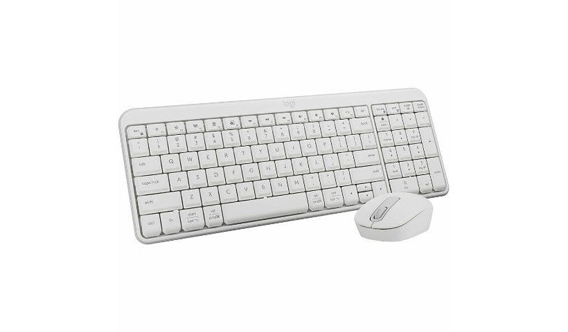 Logitech MK250 Bluetooth Wireless Combo Off White Compact Numpad 1 Year