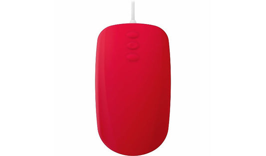 Contour QuickClean IP68 Medical Mouse 5 Button Wired Red AK-PMH3OB-US-WR 2 Year