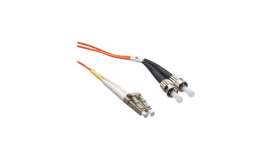 Axiom LCSTMD6O-6M-AX 6m (19.7ft) LC to ST OM1 Multimode Duplex Fiber Optic Cable, 62.5/125, Orange