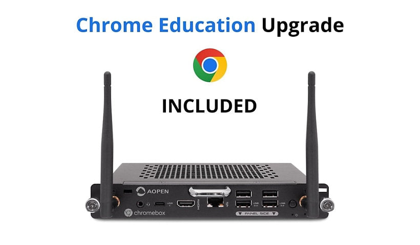 AOpen Chromebox OPS BP5130 Slot-In PC, Core i5, 16GB DDR4, Wi-Fi 6E, Education