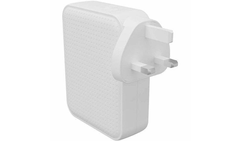 HyperJuice 145W GaN Travel Charger 3 USB-C 1 USB-A White HJ1001WHWWGL 2 Year