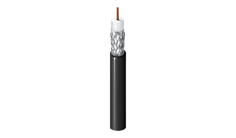 Belden 1694A 1000ft 75 Ohm Plenum-Rated Coaxial Cable, Solid Bare Copper, Duofoil, Violet, 1694A 007Z1000