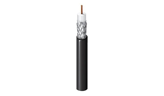 Belden 1694A 1000ft 75 Ohm Plenum-Rated Coaxial Cable, Solid Bare Copper, Duofoil, Violet, 1694A 007Z1000